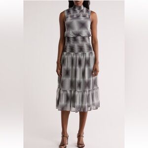 Area Stars Geo Print A-Line Dress size large but runs small like a size medium